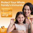 Sugar-Free Bovine Colostrum Supplement Gummies,Grass-Fed Colostrum for Women &Men, Gut Health, Immunity, Cognitive, Orange Flavor 120 Gummies with 40% IgG (60 Count (Pack of 2))