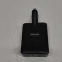Philips Direct Plug Power Inverter 1 AC Outlet 1 USB-A 1 USB-C 100W, 1 ct 