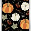 WidofvSpky Trippy Hippie Halloween Phone Case Pumpkin Autumn Fall Cover for iPhone 13, Cute Cats Stars floral Plants Pattern for Girls Boys and Women, Trendy TPU Bumper Case for iPhone 13 