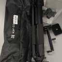 K&F CONCEPT Camera Tripod, 75" Lightweight Portable Travel Outdoor DSLR Tripods for Camera Phone Video Recording Tripod Stand, Cellphone Clip for Smartphone Live Streaming Vlog, Black