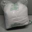 Cloud-Like Twin Mattress Topper - 100% Cotton Top Mattress Pad for Back Pain Relief - Breathable & Naturally Cooling for Hot Sleepers, White