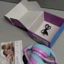 iClever Auraa Active Noise Cancelling Headphones for Kids, LED Light Up, Bluetooth 6.0, Safe Volume 80dBA, 47H Play Time,Fast Charging,Kids Headphones Wireless with Mic AUX Cord for Travel iPad,Purple