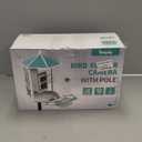 Bird Feeder with Camera - All-Metal Chewproof Smart Camera Bird Feeder Solar Powered, 2K Live Stream for OutdoorAI Identify Auto Capture Videos, Weatherproof Heavy Duty, Gifts for Mom Dad