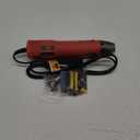 Mini Heat Gun 350W, 2-Temp Settings 392F & 662F,Fast Heat Hot Air Gun Tool with 2 Reflector Nozzle and and 6.56Ft Long Cable for Crafting, Vinyl Wrap and Shrink Tubing (Red-dual Temp)