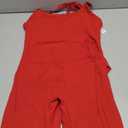 RXRXCOCO Cross Back Workout Set for Women Tank Tops Hidden Scrunch Leggings Gym Set 2 Piece Gym Outfit with Pockets S