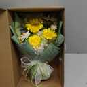 Bonsion Preserved Flowers Yellow Gifts for Women, Flower for Delivery, Preserved Sunflower Bouquets, Birthday Gifts for Grandma, Mothers Day Flowers for Wife