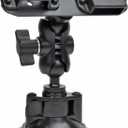 TWAYRDIO Windshield or Dash Mount for Handheld Radio and Mic, Adjustable Angle Suction Cup Holder Bracket for Motorola BaoFeng Retevis Yaesu Handhelds Two Way Radios Walkie Talkies