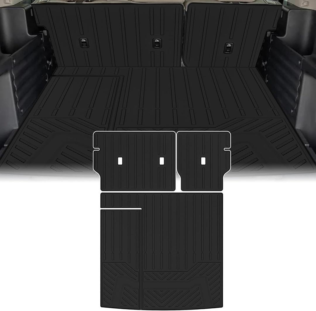 Cargo Liners Backrest Mat Compatible with Honda Passport Accessories 2026 with Hook&Loop Rear Trunk Mat Rear Seat Back Cover Protector All Weather Anti-Slip Split Dog Liner 3 PCS
