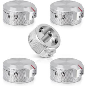 W11030413 Range Stove Control Knob Compatible with Whirlpool KitchenAid Stove Knobs, Replace W10643306, W10786063, W11027434, 4461624, AP6038805, PS11770322, EAP11770322