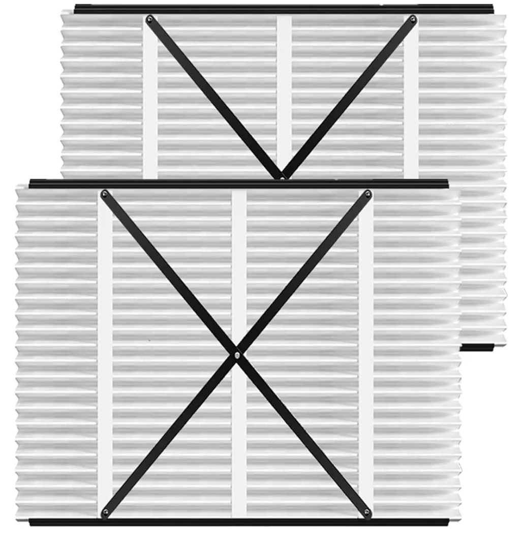2 Pack 08W 09W Air Filter Replacement Compatible with 08W 09W Air Purifier, 4-in-1 High-Efficiency HEPA Air Filter- Pet Dander Version