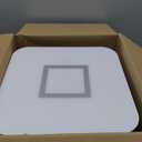 Fitop Bathroom Fan with Light110CFM 1.0 Sones 1200lm LED Light 3000K/4000K/5000K Selectable120V 43W Quiet Bathroom Ventilation Exhaust Fan for Shower/Restroom/Office/Home(silver)