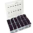 330 PCS Black Push Pins Automotive Retainers Bumper Clips Plastic Rivets Fasteners Push Retainer Kit Car Clips Replacement for Most Cars