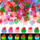 100 Pcs Mini Resin Dumpster Figurines Luminous Mini Dumpster Ornaments Funny Employee Appreciation Gifts Bulk for Christmas Teacher Office Coworkers Firefighters (Assorted Color)