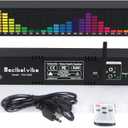 TNZ SGE6 - Audio Graphic Equalizer with Rear RCA/3.5 Auxiliary Input and Output, Built-in Microphone, USB and Bluetooth Input, Preamp for Home Audio, DJ, HiFi Audio Setup (Silver)