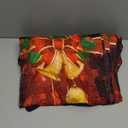 Moukeren 6 Pcs Red Christmas Chair Covers Set Stretch Removable Washable Christmas Dining Chair Seat Covers for Home Hotel Dining Room Kitchen Banquet Wedding Xmas Party Decor