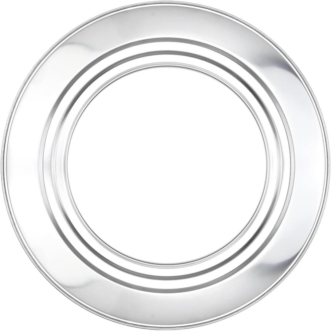 Risbay Stainless Steel Steamer Ring-Fits 7 to 10 in(ID:6.5-inch/ OD:11.2inch)-Steaming Adapter for Steam Pot, Asian Food, Dumpling, Dim Sum, Rice, Veggie for Cooking Basket, 1Pcs