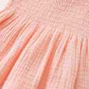 Toddler Girls Summer Outfits Clothes Sleeveless Pant Set Solid Color 100% Cotton Strap Ruffle Baby Clothes 6M~5T (12~18M, Light Pink)