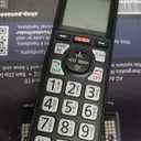 Panasonic Cordless Phone with Advanced Call Block, Link2Cell Bluetooth, One-Ring Scam Alert, and 2-Way Recording, Answering Machine, 4 Handsets - KX-TGF944B (Black)