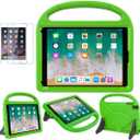 SUPLIK Kids Case for iPad 5th/6th Generation (9.7-inch, 2017/2018), iPad Air 2 Case with Screen Protector, iPad Pro 9.7 Durable Shockproof Protective Cover with Handle Stand for Kids, Green