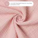 TansyPanda Muslin Halo Bassinet Sheets for BassiNest Luxe Swivel, Soothing, Swivel, Lite, Essential Sleeper, 3 Pack, 33 X 17 Inch, Ultra Soft, Snug Fit, Unisex Boys Girls, Gray White (Pink)