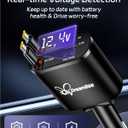DreamBee Retractable Car Charger,66W Super Fast USB Car Phone Charger,Dual TypeC Retractable Cables Gifts for Men Women Car Truck Accessories for Samsung Galaxy S23+/S23,iPhone 17/16/15/ Pro Max, iPad