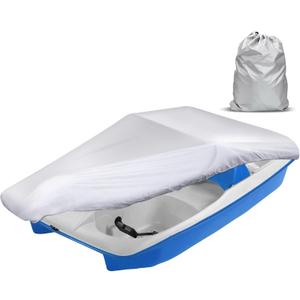 iCOVER Pedal Boat Cover, Fits 3 or 5 Person Paddle Boats Water Proof Heavy Duty Paddles Covers, Grey iCOVER Pedal Boat Cover, Fits 3 or 5 Person Paddle Boats Water Proof Heavy Duty Paddles Covers, Grey