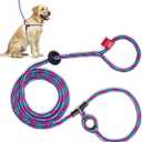 Harness Lead No Pull Dog Harness and Leash Set, Anti Pull Dog Harness for All Breeds and Sizes, One-Piece Cushioned Rope Design Safely Prevents Escaping and Pulling (Small/Medium, Pink)