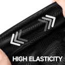 Winter Helmet Liner Skull Cap, Fleece Cycling Cap Thermal Beanie Running Hat for Men Women (Striped Black)