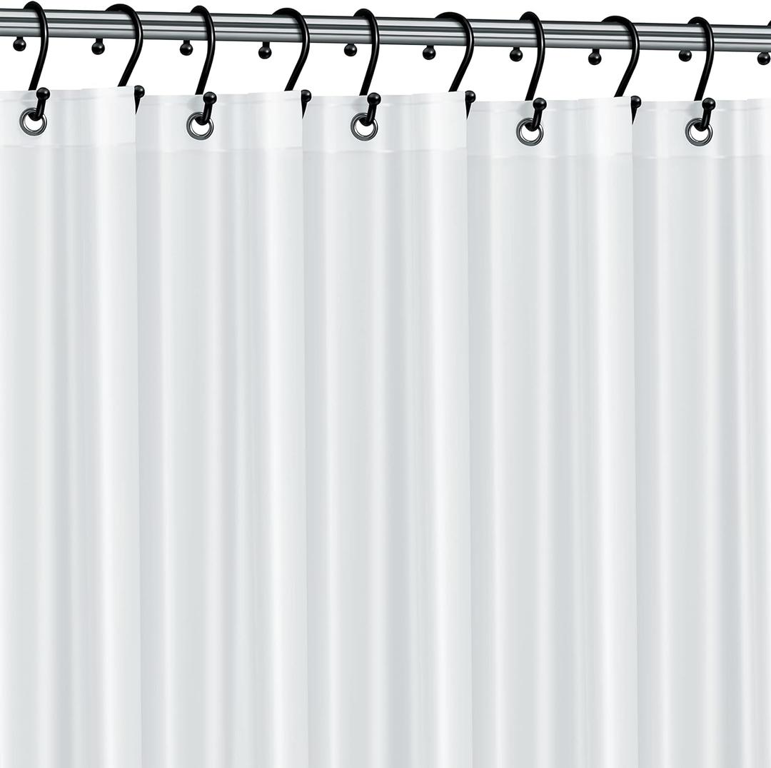 Premium Shower Curtain Liner, 72"W X 72"H - PVC-Free, 6G PEVA Shower Curtain with 12 Rust Proof Grommets And Magnet-weighted Bottom Hem - Moisture Stain Proof Shower Curtain Liner - Clear
