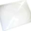 Carson 2x Power Rigid Frame 8.5x11 Inch Fresnel Page Magnifiers for Reading Newspapers, Magazines, Books and More - Set of 8