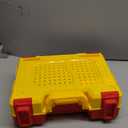 2 in 1 Workbench Tools Toys Set with Sound for Toddlers Aged 3-5, 145 PCS Educational Construction Mechanic Toolbox for Boys Girls, Pretend Play Toys Birthday Gift for Kids 3 4 5 6 Years Old (Yellow)