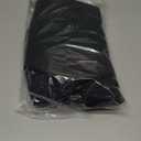 Men's Spring and Autumn pullover jacket with casual patchwork hooded drawstring jacket (Medium, Black)