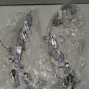 Legging Hangers for Closet Organizer, Hat Hangers for Closet 2 Pack with 10 Clips Holds 20 Leggings, Legging Hanger, Pants Storage Organizer Suitable for Socks, Panties, Underwear, Pants (White)