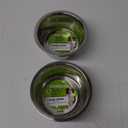 Van Ness Pets Medium Lightweight Stainless Steel Dog Bowl, 32 OZ Food And Water Dish, Natural 2 Pack