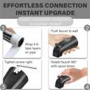 Bathtub Faucet,Tub Spout with Pull Down Diverter,Bath Tub Faucet,Matte Black Tub Spout,Compatible with Bathroom/Bathtub Faucet,Fits 1/2" Copper Water Tube(5/8 inch Dia),with 5/32" Hex Wrench