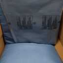 Arden Outdoor Deep Seat Cushion Set, 24 in x 24 in, Weather-Proof, Rain-Proof, Fade Resistant Patio Cushion for Chair, Sofa, and Couch French Blue Texture