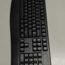 Wireless Keyboard, 2.4G Full-Sized Ergonomic Wireless Computer Keyboard with Wrist Rest for Windows, Mac OS Laptop/PC/Desktop/Notebook(Black)