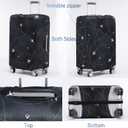 Travelkin Luggage Covers For Suitcase Tsa Approved,Suitcase Cover Protector Fit 18-32 Inch Luggage (XL for 29-32 Inch Luggage)
