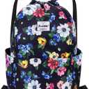 XEYOU Drawstring Sports Backpack Lightweight Gym Yoga Sackpack Shoulder Rucksack Casual Outdoor Daypack for Women and Men | Lightweight, Gym, Yoga, Casual, Outdoor (Colorful Flowers)