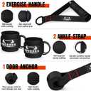 Heavy Resistance Bands for Working Out, 300LBS Exercise Bands with Handles, Workout Bands for Men, Weight Fitness Bands Set for Muscle Training, Strength, Slim, Yoga, Home Gym Equipment