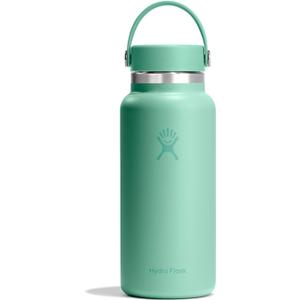 Hydro Flask Water Bottle - Insulated Stainless Steel - Wide Mouth Flex Lid, Non Spill, Leakproof and Refillable in 32 Oz Mermaid Green