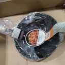 Pre Seasoned Blue Carbon Steel Flat Bottom Wok -14 Inch Chinese Pow Wok - Traditionally Hand Hammered Woks and Stir Fry Pans