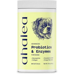 Probiotics for Dogs- Dog Probiotics for Digestive Health, Support Gut Health, Diarrhea, Digestive Health & Seasonal Allergies, 90 Count 2 Billion CFUs