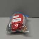 FUAMEY Dog Coat for Small Dogs,Waterproof Dog Winter Jacket with Harness Built in Puppy Cold Weather Coats Reflective Pet Vest with Zipper Warm Fleece Dogs Snowsuit Windproof Red S