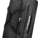 Pacific Gear Rolling Duffel Wheels, 30-inch Luggage, Hockey Bag, Heavy Duty (Black)