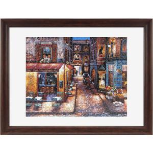 MCS Puzzle Frame, 14.25x19.25, Walnut, Wall-Mounted, 14.25 x 19.25 in or smaller