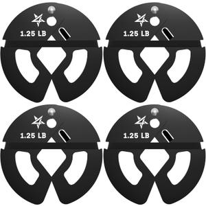 Yes4All 1.25Lb Dumbbell Fractional Weight Plates 2 Pieces/ 4 Pieces - Designed For Dumbbell Training, Micro Loading, And Body Workout