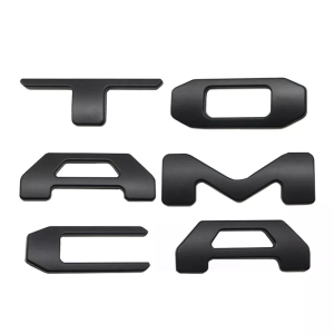 Tailgate Insert Letters Compatible with 2022 2023 2024 2025 2026 3D Raised Emblem Decals with Strong Adhesive 1206xiaoniu2 Matte Black