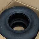 (2 Pack) 11x4.00-5 Tubeless Zero Turn Mower Tires, Riding Lawnmower Smooth Tread, 4 Ply