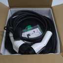 16Amp J1772 EV Charger Extension Cable, 17ft SAE J1772 Extension Cord Compatible with 110V-240V Level 1/Level 2 EV Chargers for J1772 EVs/PHEVs,IP67 Waterproof Car Charger Extension Cable with Bag